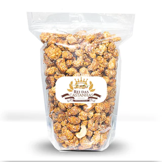 Castanha de Caju Caramelizada com Mel e Gergelim 500G/1KG [COM ATM] - Indústria Rei Das Castanhas