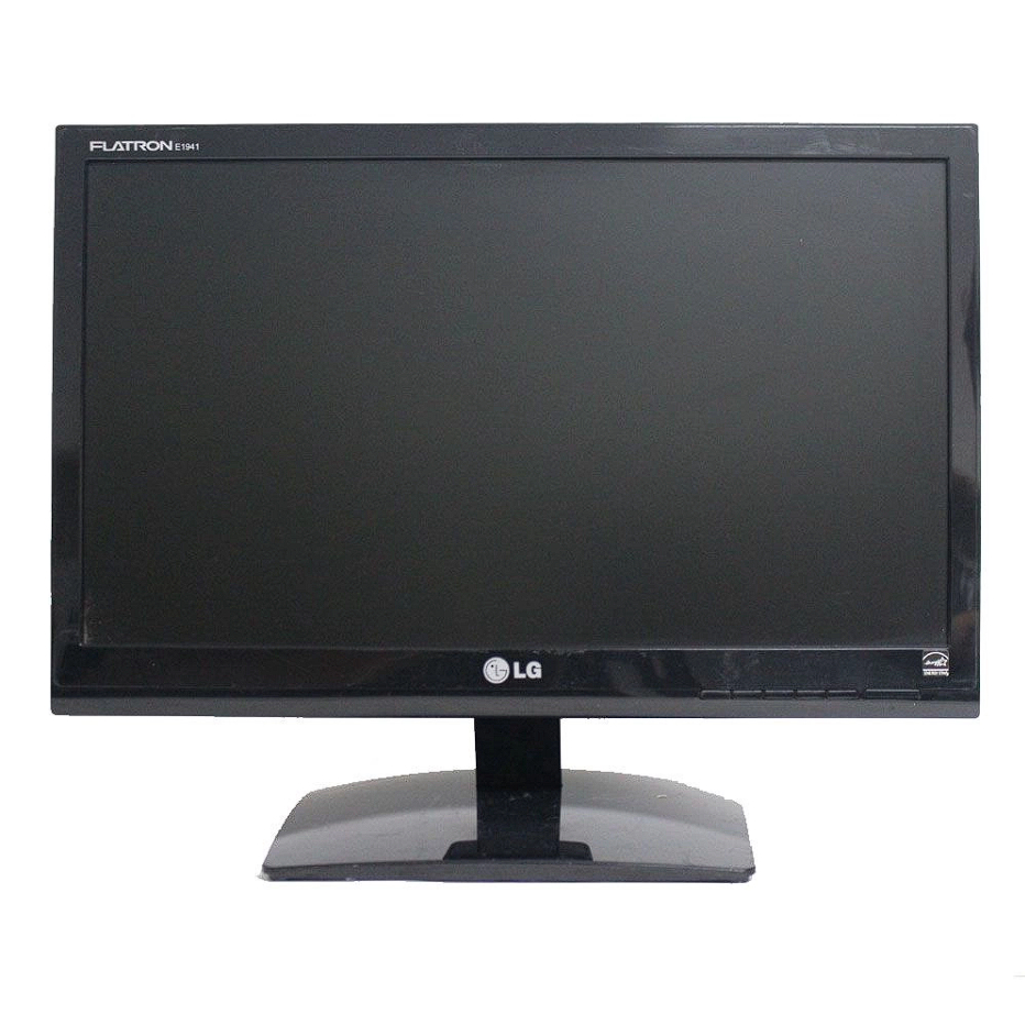 Monitor LED de 18,5" polegadas LG flatron E1941SX completo com cabos