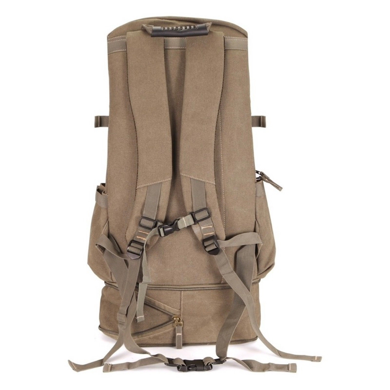 Mochila KVN 2205 Camping Em Lona Com Expansão Reforçada 80 Litros