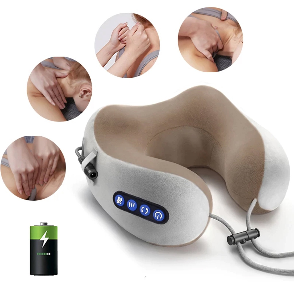 Almofada de Pescoço Massageadora em Oferta | Shopee Brasil 2024