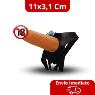 Cinta Peniana Com Pênis Maciço Realístico Dildo Pequeno Sexshop