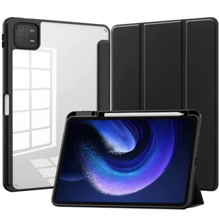 Capa Magnética Acrílico Para Xiaomi pad 6 E Pro6 Polegadas 2023 Mipad 11" Com Suporte Caneta