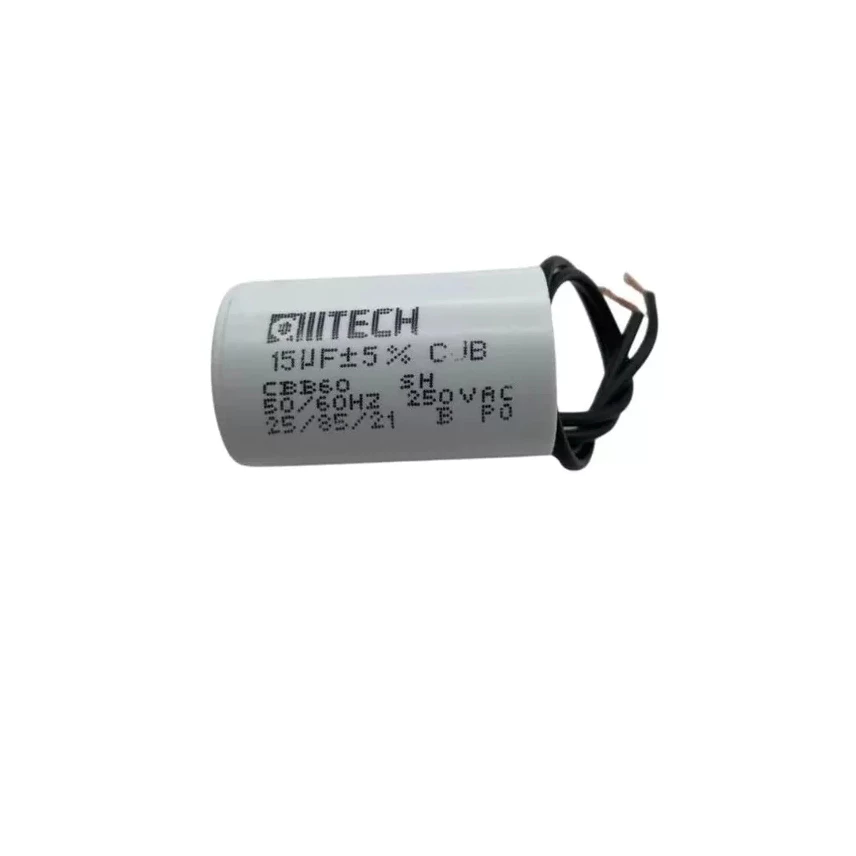 Capacitor Partida ALLTECH 15uf 250vac 2 Fios Motor Portão Eletrônico
