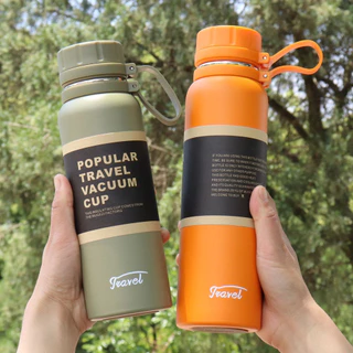1100/850/650ml Garrafa Térmica Duplo Aço Inoxidável Esporte Ao Ar Livre Escalada Fitness com Isolamento