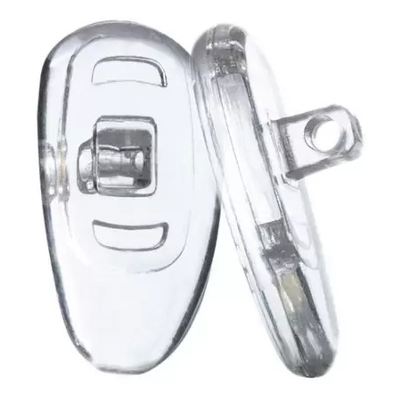 Plaqueta Em Silicone Para Óculos 5 Pares Acompanha Parafusos