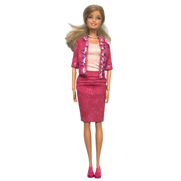 Boneca Barbie Can Be E.u.a Presidente Doll Mattel 30cm