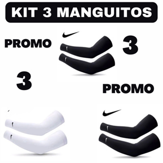 Kit 3 Par Manguito Proteção Solar UV50+ Segunda Pele uv unissex