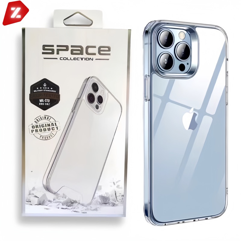 Capa Capinha Space Series Ultra Transparente Clear Drop Protection Casing Iphone Plus X Xs