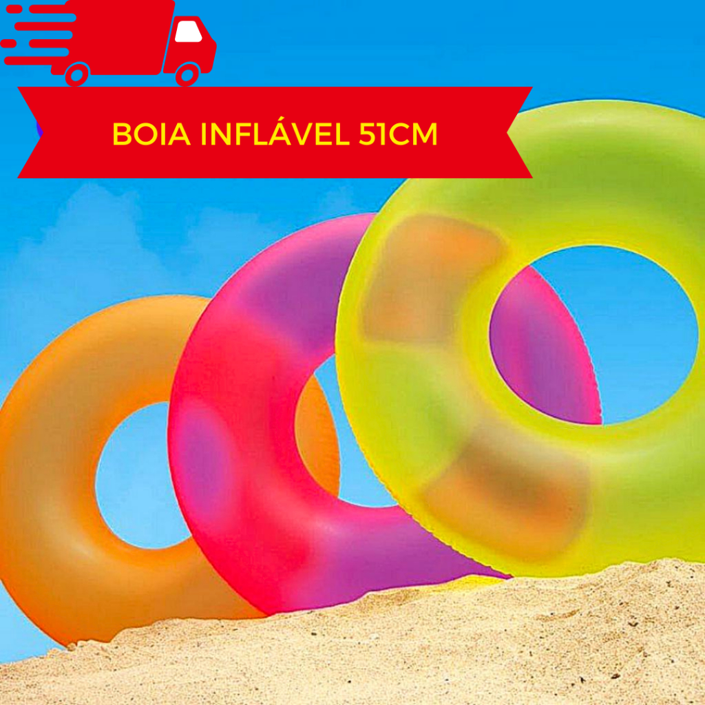 Boia Inflável Infantil Redonda Resistente De Piscina Para Crianças De 3 ...