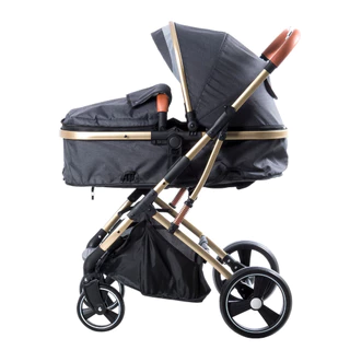 Carrinho De Bebê Europeu Ebaby Com Amortecedor - Moisés Luxo