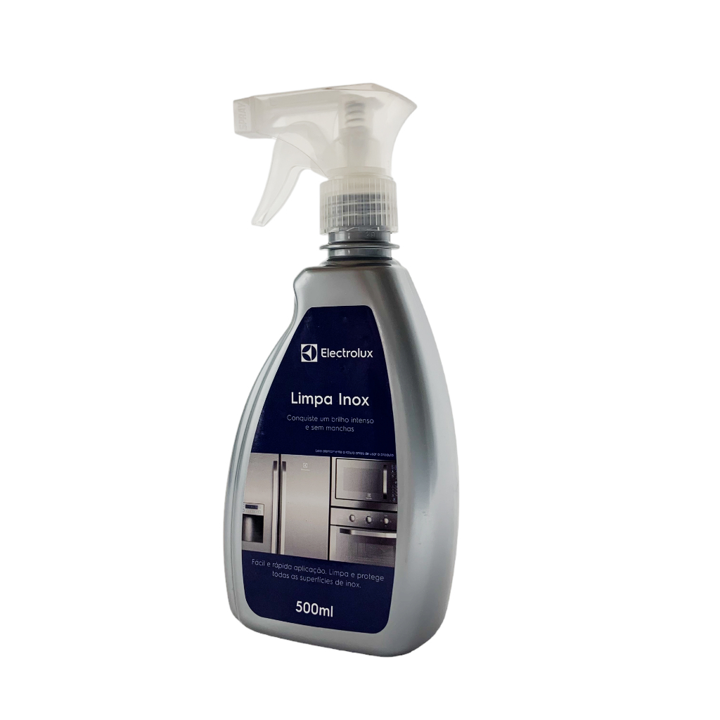 Limpa Inox Electrolux 500ml Em Spray Geladeira Fogão Panelas | Shopee ...