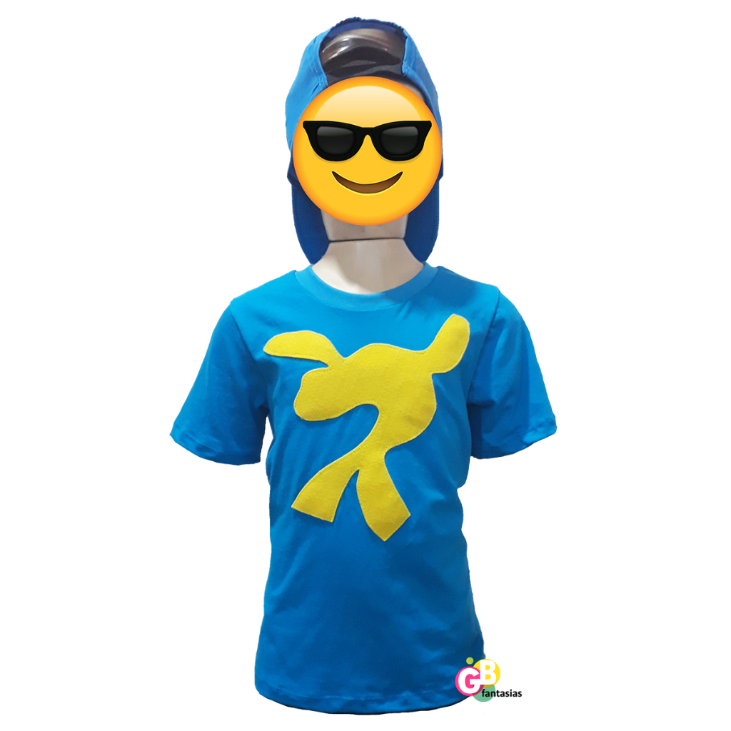 Camiseta Fantasia Infantil Sonic Tamanhos 2,4,6,8,10 E 12