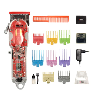 Maquina De Corte Profissional Wmark Ng-407 Bivolt Vermelho