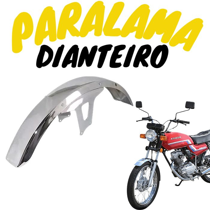 Paralama Dianteiro Ferro Cg 83/84 Ml 83/86 Titan 99