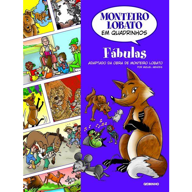 Monteiro Lobato Em Quadrinhos Fabulas | Shopee Brasil