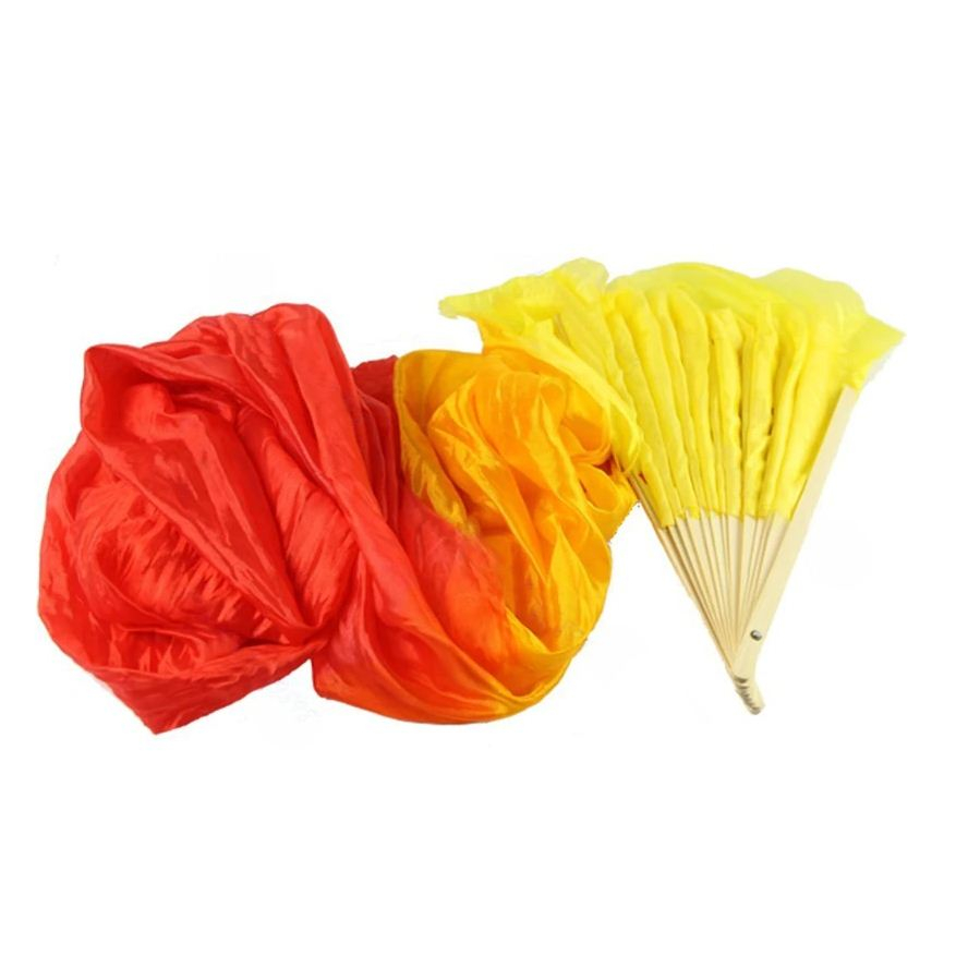 Fan Véu Leque Dança Do Ventre Cigana Poliéster (unid.)