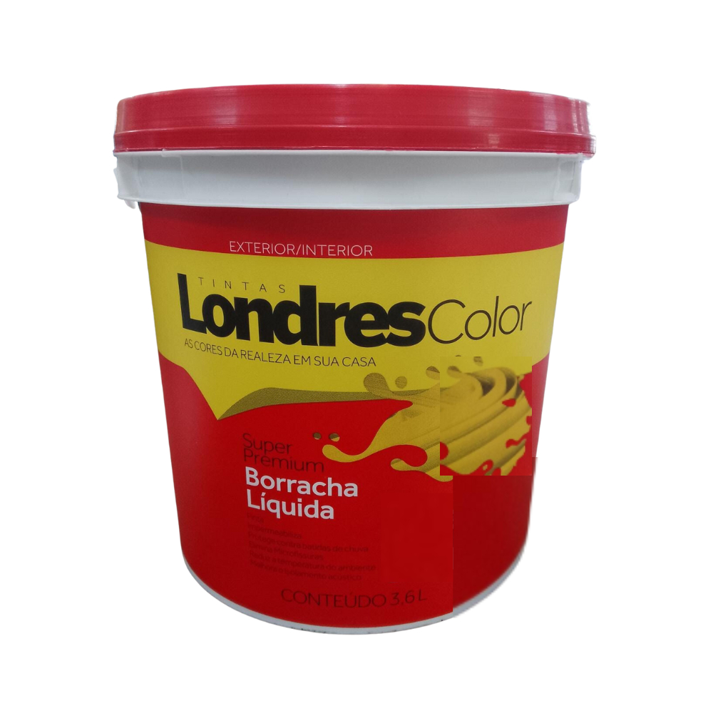 Tinta Londres Color Super Premium Borracha Líquida Branco 3,6 Litros