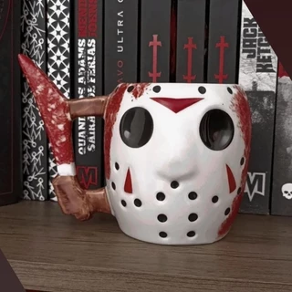 Caneca Jason sexta-feira 13 halloween de porcelana 300ml