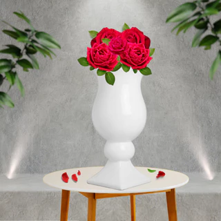 Vaso Cerâmica Decorativo Enfeite para Sala Festas e Eventos