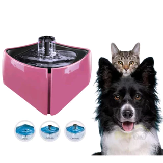 Bebedouro Fonte Elétrica De Água Para Cachorro Gato 3 em 1 - 1,8L