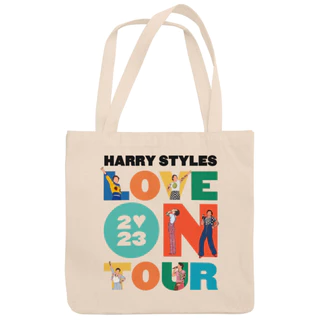 Bolsa Sacola Ecobag Com e Sem Zíper Cantor Harry Styles Love On Tour Música 100% Algodão Arte.422