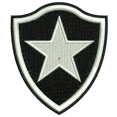 Escudo Futebol Brasil RJ Patch Bordado Personalizado 8cm...