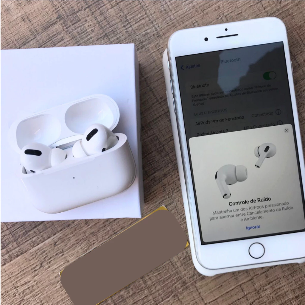 Fone de Ouvido Bluetooth 5.0 Tws Sem Fio Compatível Com Android e ios Todos Smartphones