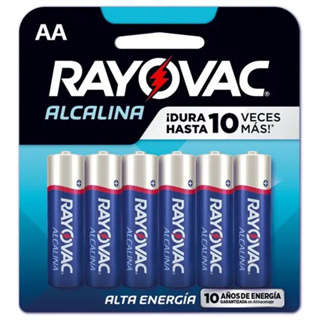 24 Pilhas Aa Alcalina Rayovac 4 Cart C/ 6 Unid