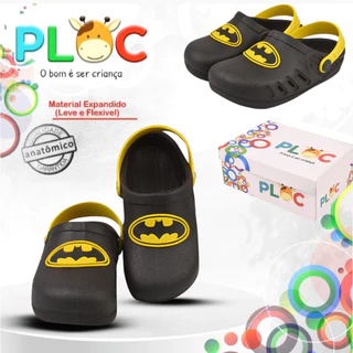 Sandália Chinelo Babuche Menino PLOC Bab40 BATMAN BRASÃO em Oferta na Shopee