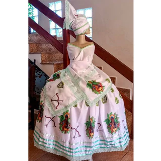 CONJUNTO CABOCLA - CONJUNTO VERDE CLARO