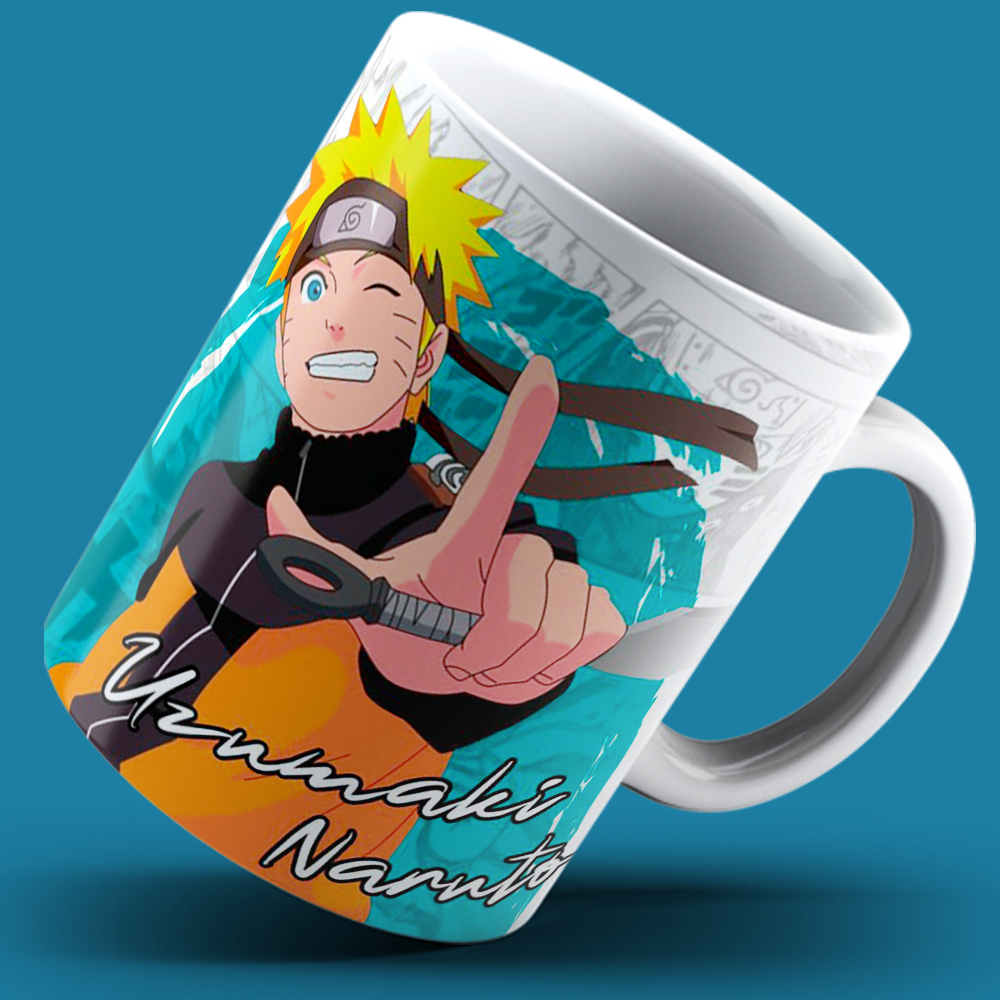 Caneca Personalizada Porcelana Anime Naruto