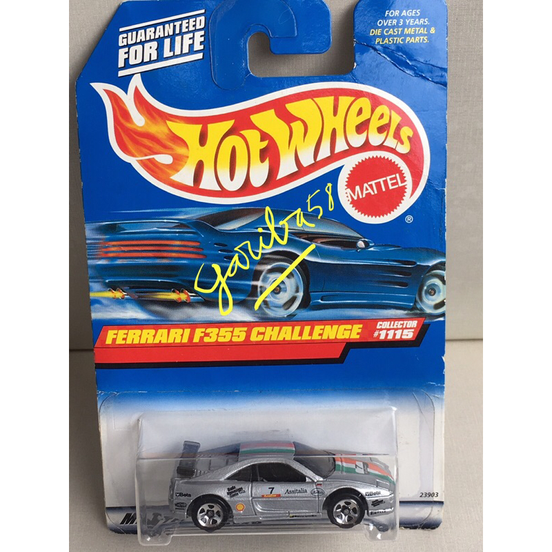 HOT WHEELS FERRARI F355 CHALLENGE 1999 COLLECTOR GARIBA58 | Shopee