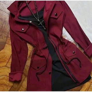 Kit 2 Jaquetas Sobretudo Parka Feminina