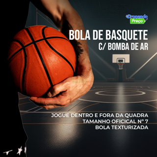 Bola Basquete Borracha - Oficial Pro 3 - Olymport