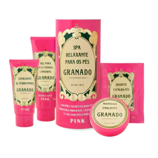 Kit para cuidado com os pés Spa Relaxante - Granado Pink