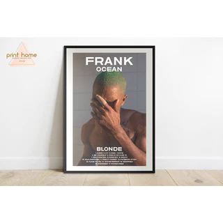 Quadro Placa Mdf Poster Álbum Frank Ocean Blonde