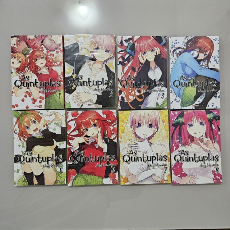 Mangá As Quíntuplas 1 ao 9 (volumes avulsos) Lacrado - Em Português - As  Quintuplas