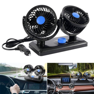 Ventilador automotivo giratório de 12V 6 polegadas, para Caminhão