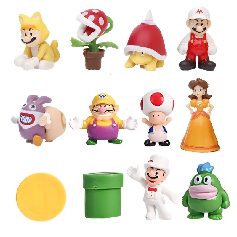 brinquedos action figure super mario bros | Shopee Brasil