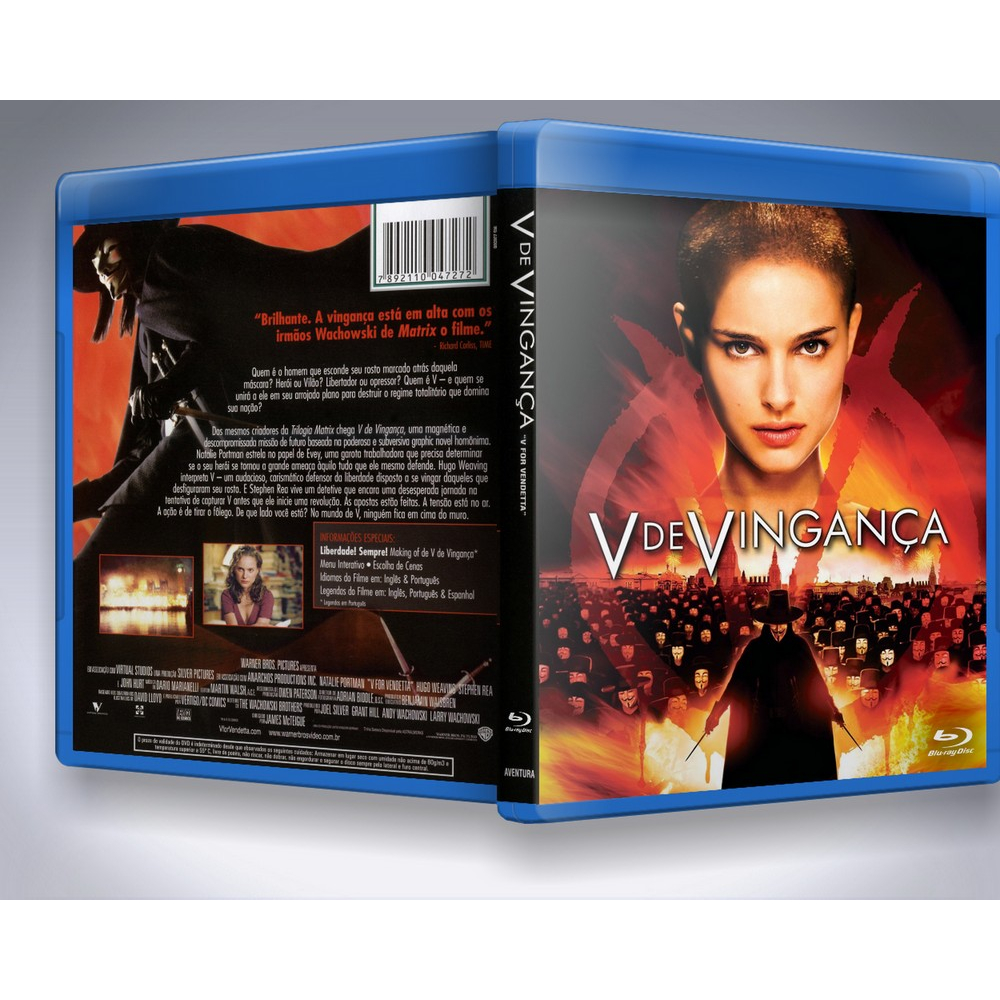 Blu ray do filme V de Vingança (portes grátis) Viseu • OLX Portugal
