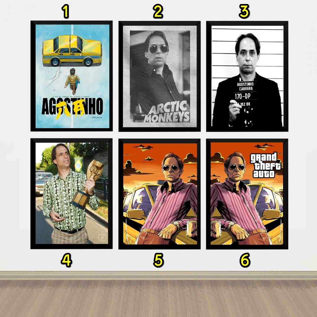 Quadro Decorativo Agostinho Carrara a grande família | Shopee Brasil