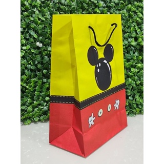 sacola de papel Mickey para por doces ou lembrancinhas de festa infantil