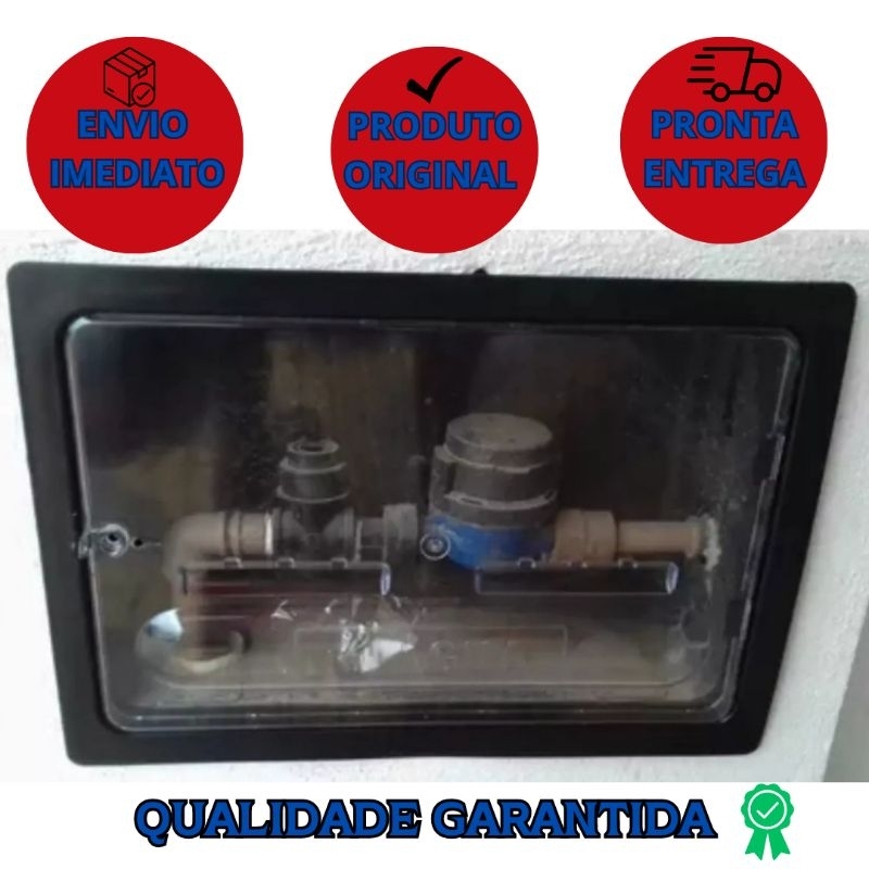 Caixa Padrão Sabesp 01 Ou 02 Hidrômetros Plastimax 9168