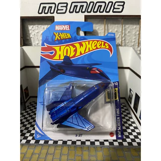 Hot Wheels Screen Time 2021 - X-Jet X-Men (Azul)