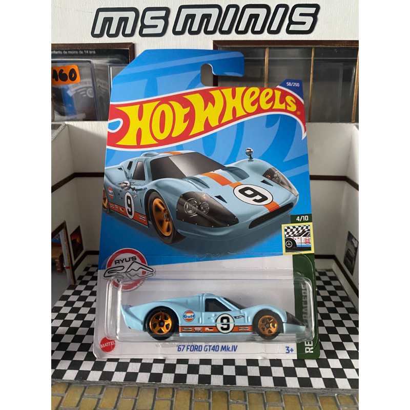 Hot Wheels Retro Racers 2022 - '67 Ford GT40 Mk.Iv Gulf | Shopee