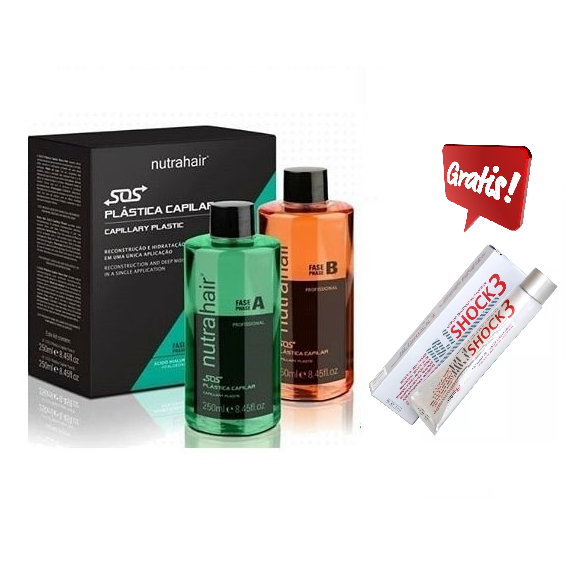 Kit Sos Plástica Capilar Fase A E B 250ml Nutra Hair
