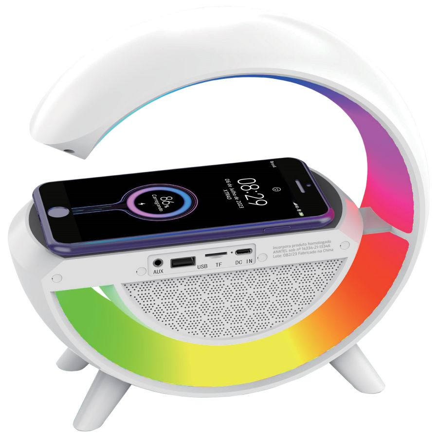 G Speaker Smart Station Luminária Caixa De Som E Carregador | Shopee Brasil