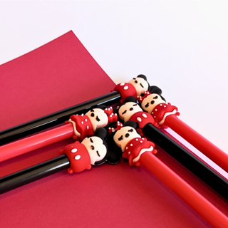 Caneta Criativa Minnie e Mickey Material Escolar e de Escritório ponta 0.1