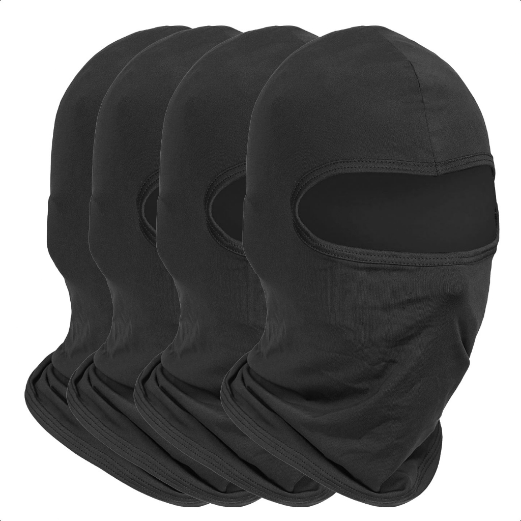 4 Balaclava Touca Ninja Bandana Mascara Proteção Uv50 Moto Bike