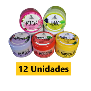 Kit Com 12 Unidades Esfoliante CORPO DOURADO Fruktais Para Todo o Corpo 150g